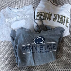 Penn State Kids' Gray and White Shirts Set